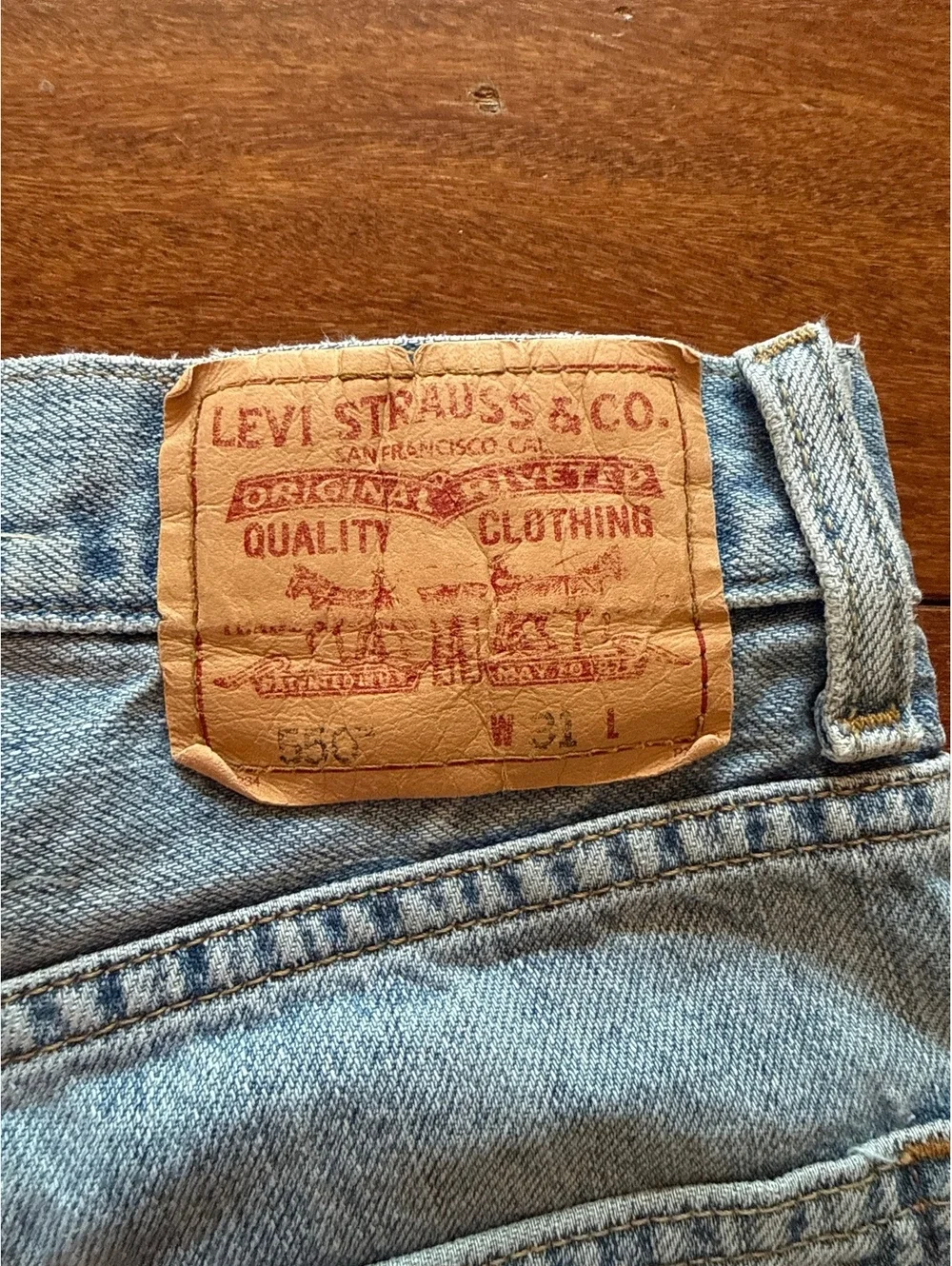Levi’s 550 shorts size 31